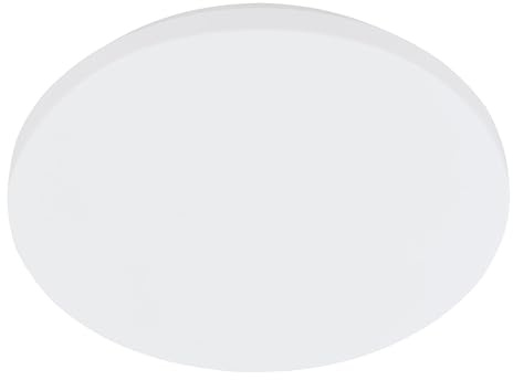 EGLO LED Badezimmer-Deckenlampe Frania, 1 flammige Deckenleuchte | Material: Stahl, Kunststoff, Farbe: Weiß, Ø: 33 cm, IP44
