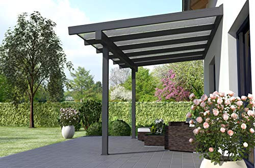 Rexin REXOclassic Aluminium Terrassenüberdachung 5m x 3m (Anthrazit)