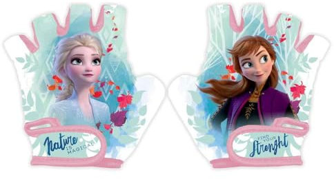 Disney Frozen Mädchen II Fahrradhanschuhe, Mehrfarbig, Größe S (Handumfang ca. 15cm)