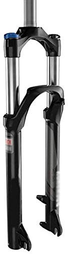 GMRZ Mountainbike Gabel Aluminiumlegierung 26/27.5 Zoll MTB Fahrwerksgabel Hydraulische Stoßdämpfung Schulterkontrolle Dämpfung Einstellen Scheibenbremse Radfahren Federgabel 100mm,M (27.