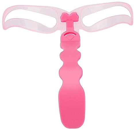 Sonew Eyebrow Stencils, Washable Reusable Handheld Eyebrow Template with Detachable Handle for Beginners