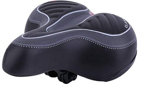 BINCIBH Mountain Bike Saddle,Fahrradsattel Herren Bequeme Breiten Big Bum-Fahrrad-Gel Cruiser Extra-sportlich Soft Pad-Sattel-Sitz Geeignet for Jede Art von Fahrrad Fahrradsitz