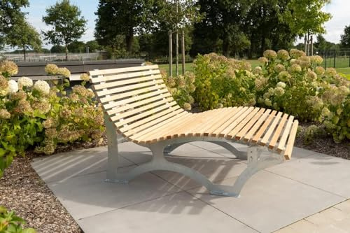 ssteda Gartenliege Sonnenliege Waldsofa – Relaxliege aus verzinktem Stahl, wetterfest & stabil für Garten und Terrasse