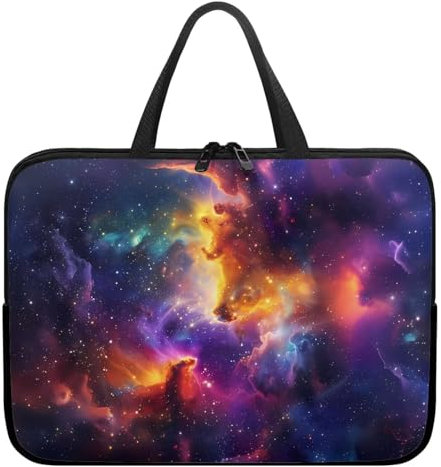 Belidome Housse de protection rembourrée pour ordinateur portable Galaxy 10 avec poignée