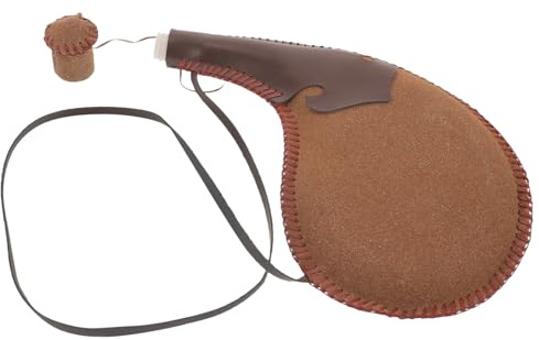 Zerodeko Leder-wasserbeutel Vintage-tasche Für Wein Wasser Flaschen Taschen Für Outdoor-aktivitäten Unverzichtbar