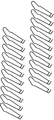 Toyvian 20piezas Hebillas Fijación Acero Inoxidable Accesorios Soporte Invernadero Hebilla Soporte Invernadero