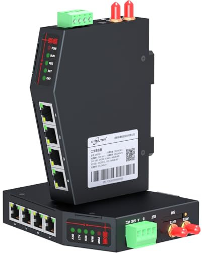 Routeur industriel IOTRouter ER5200 RedCap 5G, protocole MQTT TCP UDP Modbus JASON, collecte de données à distance DTU