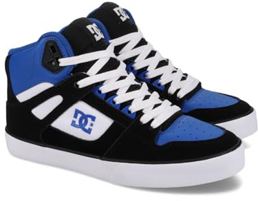 DC skor herr Pure SHOE-D0300660-0WPD-svarta skridskor, Svart blå vit, 42.5 EU
