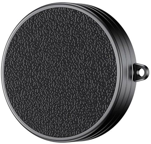 JJC Aluminum Alloy Lens Cap for the Fujifilm Fuji X half camera, with a cap lens keeper String -SILVER