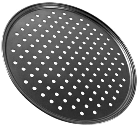 iplusmile Teglia Per Pizza Fori Teglia Da Forno in Resistente Al Calore Per Cuocere Pizza Pasta Torte e Altri Cibi Distribuzione Calore Uniforme Facile Da Pulire