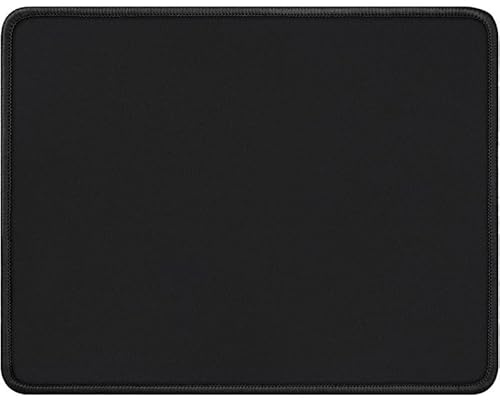 Alfombrilla de ratón para juegos, superficie impermeable, base de goma antideslizante, bordes cosidos, compatible con ratones láser y ópticos, 270 x 210 x 3 mm