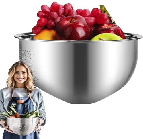 Colador De Arroz Malla Fina, Colador De Arroz De Acero Inoxidable, Accesorios De Cocina Para Escurrir Pasta Lavar Verduras Preparar Comidas Hogar Acampada