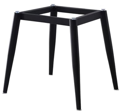 Songnim Base de Mesa Industrial Moderna, Patas de Metal Negro con ventosas, Patas de Repuesto for Muebles de Bricolaje, Base de Escritorio for mármol, Vidrio y Tablero de Madera.(22x22x28in)