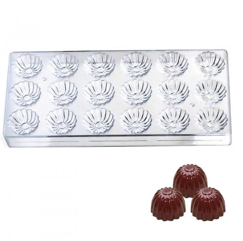 Transparent Schokoladenform Wiederverwendbare Pralinenform mit 18 Mulden Backform Backzubehör DIY Schokoladen Backform für Pralinen, Süßigkeiten, Eiswürfel, Hochzeit & Geburtstag