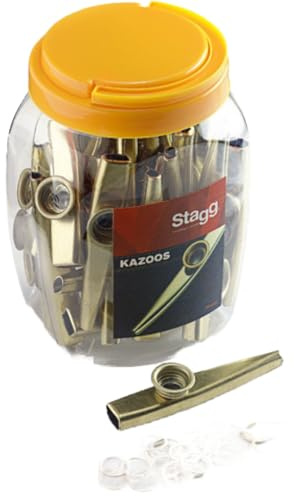 Stagg 25019567 Metal Kazoo Boz (30 Stück)