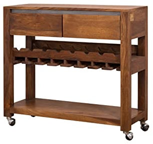 MASSIVMOEBEL24.DE | Sheesham Massivmöbel Konsolentisch Palisander Holz massiv Sydney #139