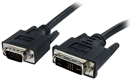 StarTech.com Cable de monitor de pantalla DVI a VGA de 10 pies, conector DVI a VGA, cable DVI a VGA de 10 pies, convertidor DVI a VGA (DVIVGAMM10)