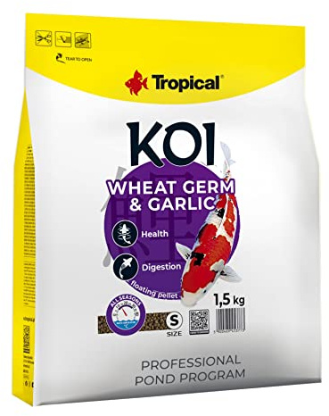 Koi Wheat Germ&Garlic Pellet S 5 L