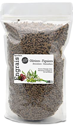 Agro Sens Engrais oliviers et fruitiers méditerranéens Sachet 1 kg