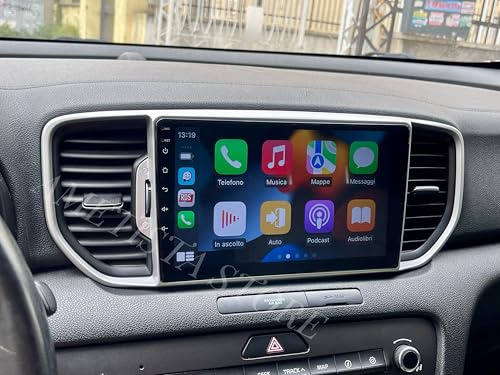 Cat Tablet Per KIA Sportage 2016 2017 2018 Autoradio 8GB RAM+256GB ROM Android 15 Carplay e Android Auto Wireless Bluetooth Con Schermo Da 10.1 Pollici, compatibile con le telecamere 360° Di Serie