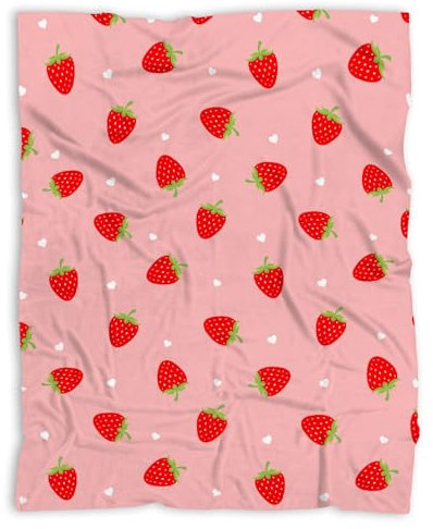 SUPERICH Babydecke für Jungen und Mädchen, superweiche Decke, Pucktuch, Neugeborene, gemütliche Empfangsdecke, Kinderwagen-Überwurf, 101,6 x 76,2 cm, Rosa