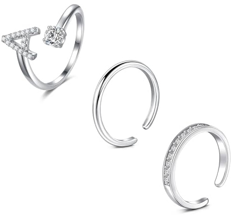 Incaton tåring för kvinnor silver guld tåringar bokstav A D K justerbar öppen fotled skarv tåringar set blomma hjärta fotsmycke guld vintage stapelbara ringar strandsandaler fotsmycke