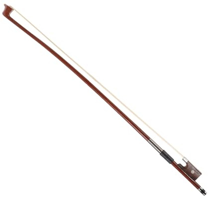 Geigenbogen aus Pferdehaar 1/8 für Violine, Kinder Übungsbogen | Rotes Sandelholz und Pferdehaar, Elastizität, Schöner Ton, Braun, Passend für 1/8-modelle Zufällige Farbe