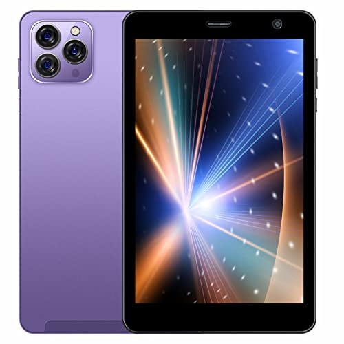 Smartphones Libres Baratos Tab14 Smartphone Android de Pantalla de 8,0 Pulgadas 1GRAM+16GROM XS MAX Teléfono (Purple, One Size)