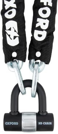 Oxford - Candado de seguridad HD para bicicleta, accesorios de motocicleta, candado de scooter, bloqueo de disco de motocicleta, protección contra robos, bloqueo de seguridad para bicicleta (negro, 1