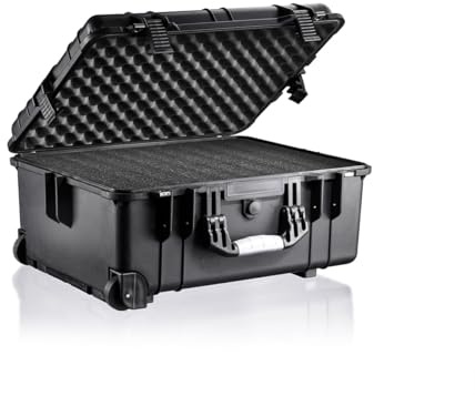 GUARDIQUE Apollo Case 5014 - Kamerakoffer mit Multilayer Schaumstoff, staubdichter, wetterfester Schutzkoffer, Outdoor Universalkoffer | IP67 | 51,5 x 39 x 22,7 cm (innenM.)