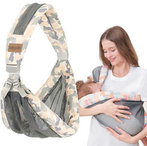 Babytragetücher, Einstellbar Babytrage Seitlich, 3D Mesh Tragetasche Baby Für Kleinkinder Bis 20Kg, 0 Bis 36 Monaten, B