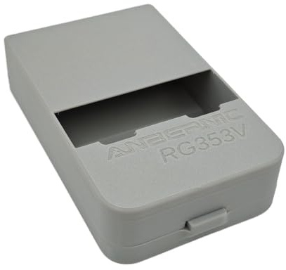 Genérico para Anbernic RG353V Juego Consola Funda Protectora Estuche para Consola de Juegos Retro portátil Funda Protectora Estuche Duro (Gris)
