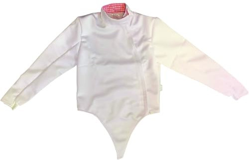 FSADYANG Fechtuniform, Fechtjacke, Klassische Fechtuniform for Herren, Schutzbekleidung for Fechter, Trainingsfechtoberteile for Kinder und Erwachsene 450N, Neues Schutzgewebe(44)