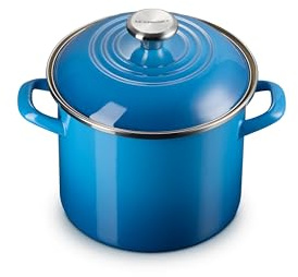 Le Creuset Traditioneller Suppentopf aus Emaille auf Stahl, 6 l, Marseille mit Edelstahlknauf