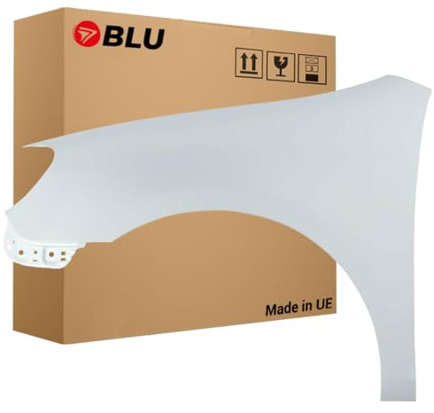 BLU Premium Kotflügel Passend für VW Volkswagen GOLF VI 6 schrägheck LB9A Links Weiss | 2008-2016 | Vorderseite Vorne | Verzinkt & Lackiert | Einbaufertig