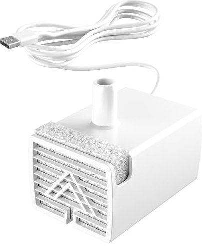 UPAWPIA Cat Water Fountain Pump for UPAWPIA 3.2L & 4L Pet Water Fountain Ultra Quiet Replacement Pump with LED Light for Cat Water Fountain motor Replacement Parts