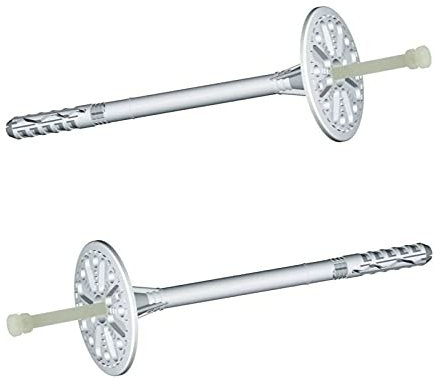 200 St. LTX Ø 8 x 175 mm Tellerdübel, Dämmstoff Dübel, WDVS, Styropor, Styropordübel