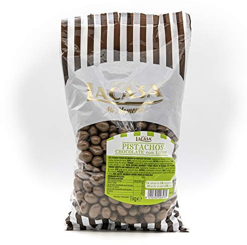 Pistachos con chocolate con leche Lacasa 1 kg