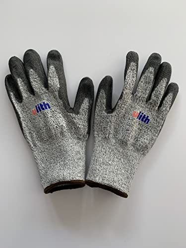 Schnittschutzhandschuhe Kl. 5 PU-Beschichtg gr/sw, Gr.8 / M