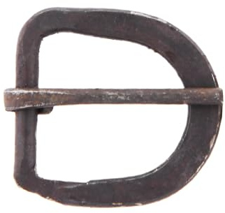 Ulfberth Handgeschmiedete Gürtelschnalle aus Stahl, ca. 17 mm | Authentische Replika für Mittelalter-Gürtel und Taschen, Reenactment, Historische Kostüme, LARP & Fantasy Cosplay