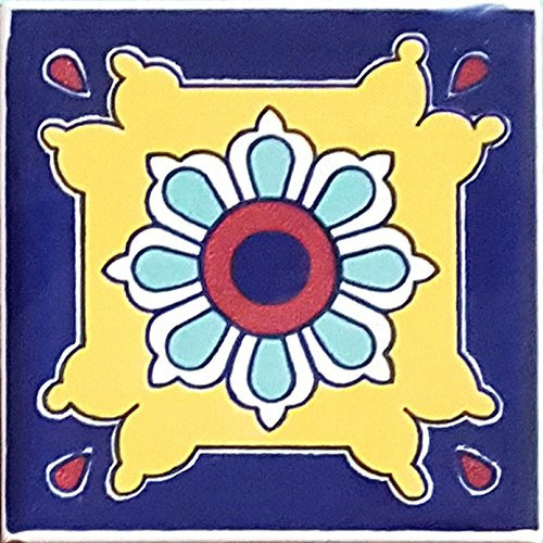 PIASTRELLA in Ceramica VIETRESE Decorate 10X10XH1, VIETRI Ceramic Tile (Ordine Minimo 5 Pezzi Anche l'uno Diverso dall'altro)