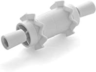 Ateco Taglierina regolabile per fondente e strumento di decorazione, 12,7 cm, bianco