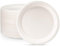 Comfy Package 100% Compostable 10 Inch Heavy-Duty Plates [125 Pack] Eco-Friendly Disposable Sugarcane Paper Plates