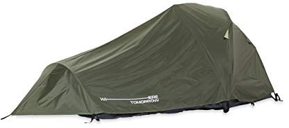 Lumaland Where Tomorrow 2-Personen-Kompakt-Zelt - Pop Up Wurfzelt Trekkingzelt - 245x160x95 cm - Camping Festival - Ultraleicht, wasserdicht, robust - Grün