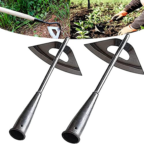 cdbz All-Steel Hardened Hollow Hoe,Garden Hoes for Weeding,Hollow Hoe for Gardening,Hoe Garden Tool,Garden Hoe for Backyard Weeding, Loosening, Farm Planting