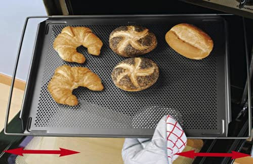 Unibos Non Stick Coating Universal Large Extendable Width Cooking Mat Baking Tray Pizza Pan