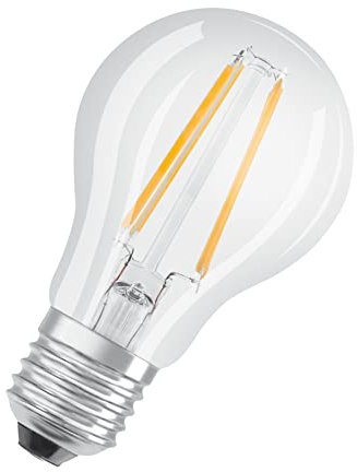 Osram Superstar dimmbare LED-Lampe mit besonders hoher Farbwiedergabe (CRI90) für E27-Sockel, Filament-Optik,Warmweiß (2700K), 806 Lumen, Ersatz für herkömmliche 60W-Leuchtmittel, dimmbar, 1-er Pack