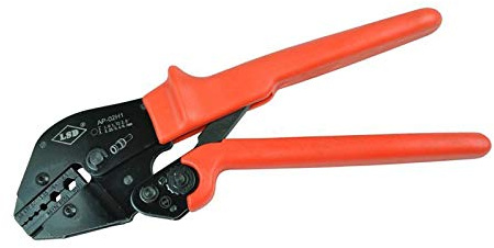 PAKLIF Herramienta crimpadora Herramientas manuales de prensado for Cable coaxial RG58, RG59, RG62, Fibra óptica, alicates de engarzado Alta Resistencia y Buena dureza