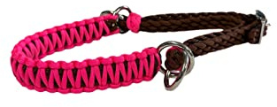 bitless Side Pull Hackamore Attachment with a Whoa bitless Bridle, Horse tack hot Pink