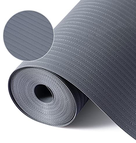 Mcrbeay Shelf Liners for Kitchen Cabinets, 20Inch x 20Ft, Non Adhesive Shelf Liner, Non-Slip Kitchen Drawer Liners, Waterproof Durable Cabinet Liners for Shelves, Refrigerator, Pantry, Dark Gray | Waterproof Durable Non-Slip Drawer Liners for Kitchen Cabinets, Cupboard, Pantry, Gray, 20 Inch x 20 ft